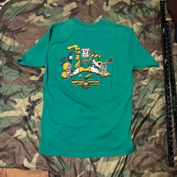 Vintage 90s Stetson bulldogs booster tee Hanes L - Picture 1 of 8
